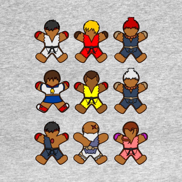 Street Fighter Shotokan Cookies by SteamboatJoe